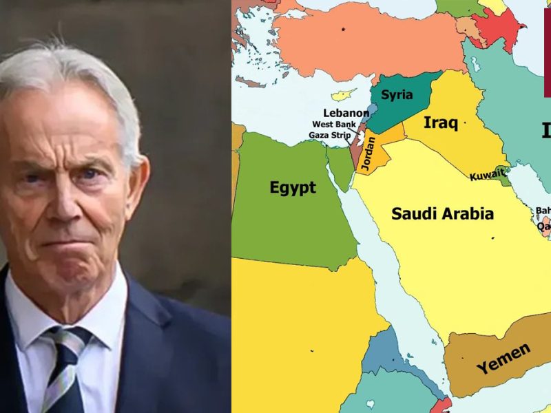 Tony Blair is back to finish the (Zionist) job
