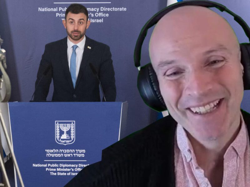 Tadhg Hickey gets a rise from disgraced Israel ‘Spokesman’